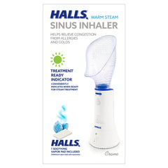 Crane x HALLS Corded Steam Inhaler with Vapor Pad Tray & Auto Shut-Off