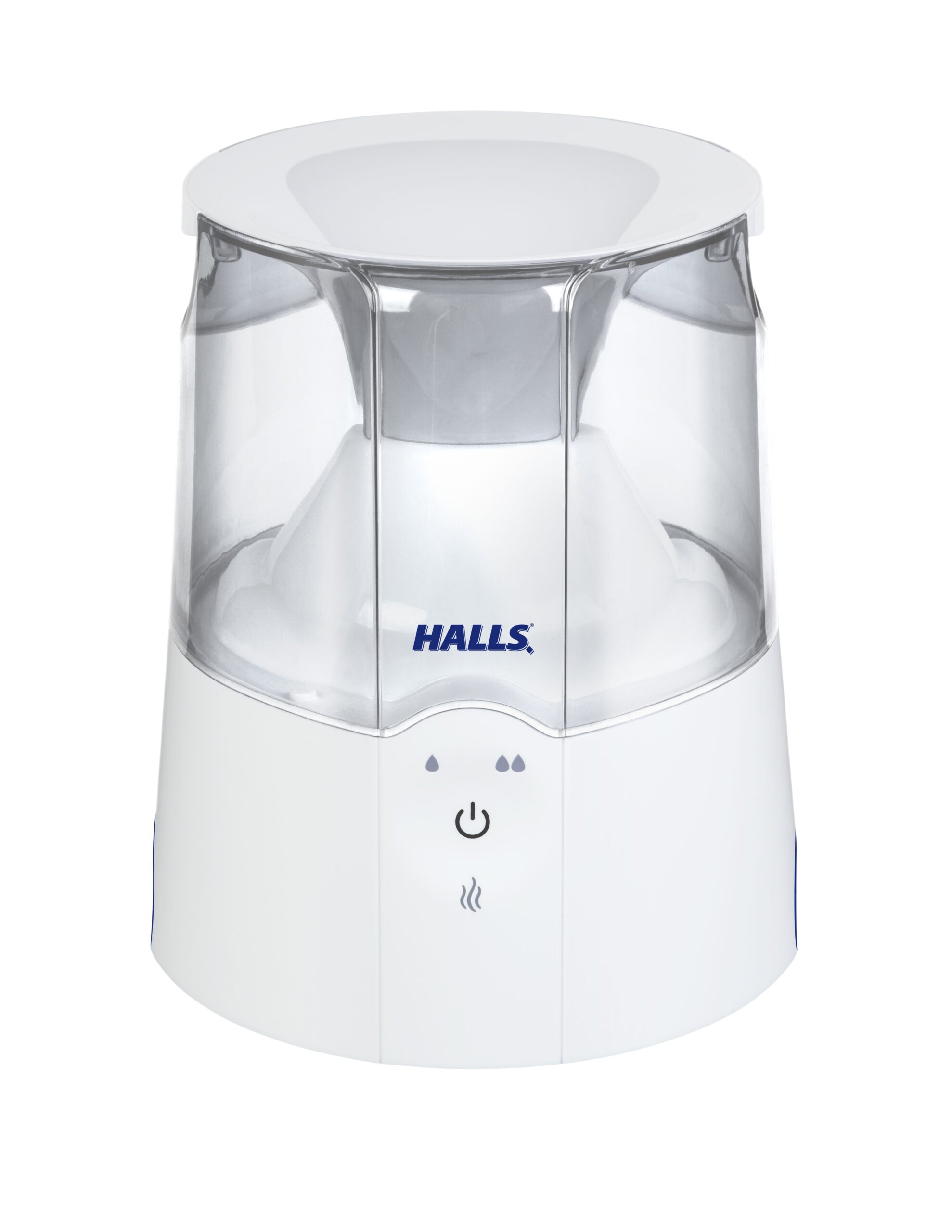 Crane x HALLS 2-in-1 Warm Mist Humidifier & Respiration Steam Inhaler